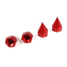 Spiked Solid Wheel Nuts - RED | Rovan Sports